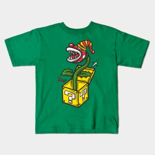 Killer Plant Clown in a Box Kids T-Shirt